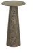 Aditi 22 X 12 inch Antique Brass / Antique Brown End Table